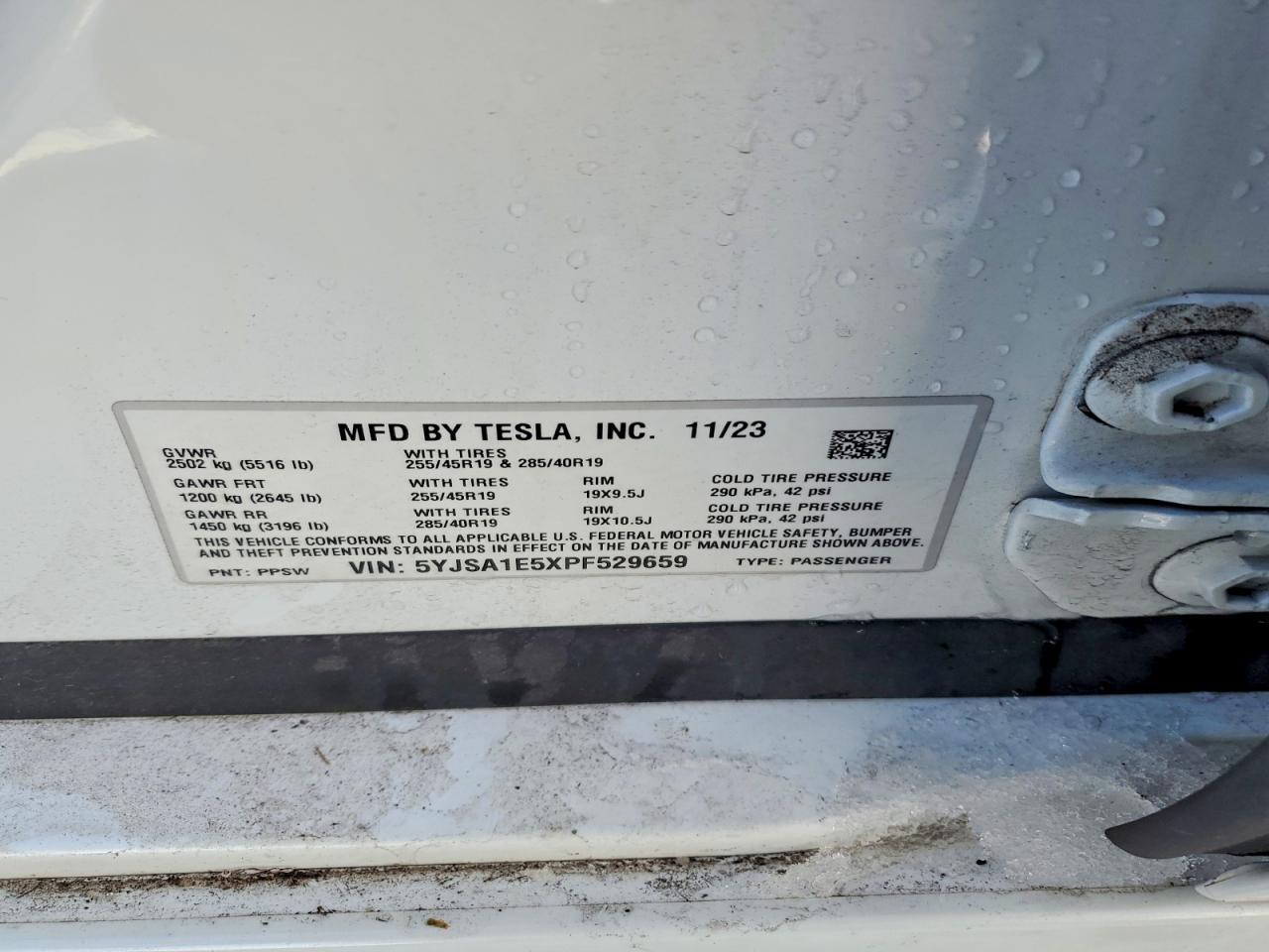 2023 TESLA MODEL S