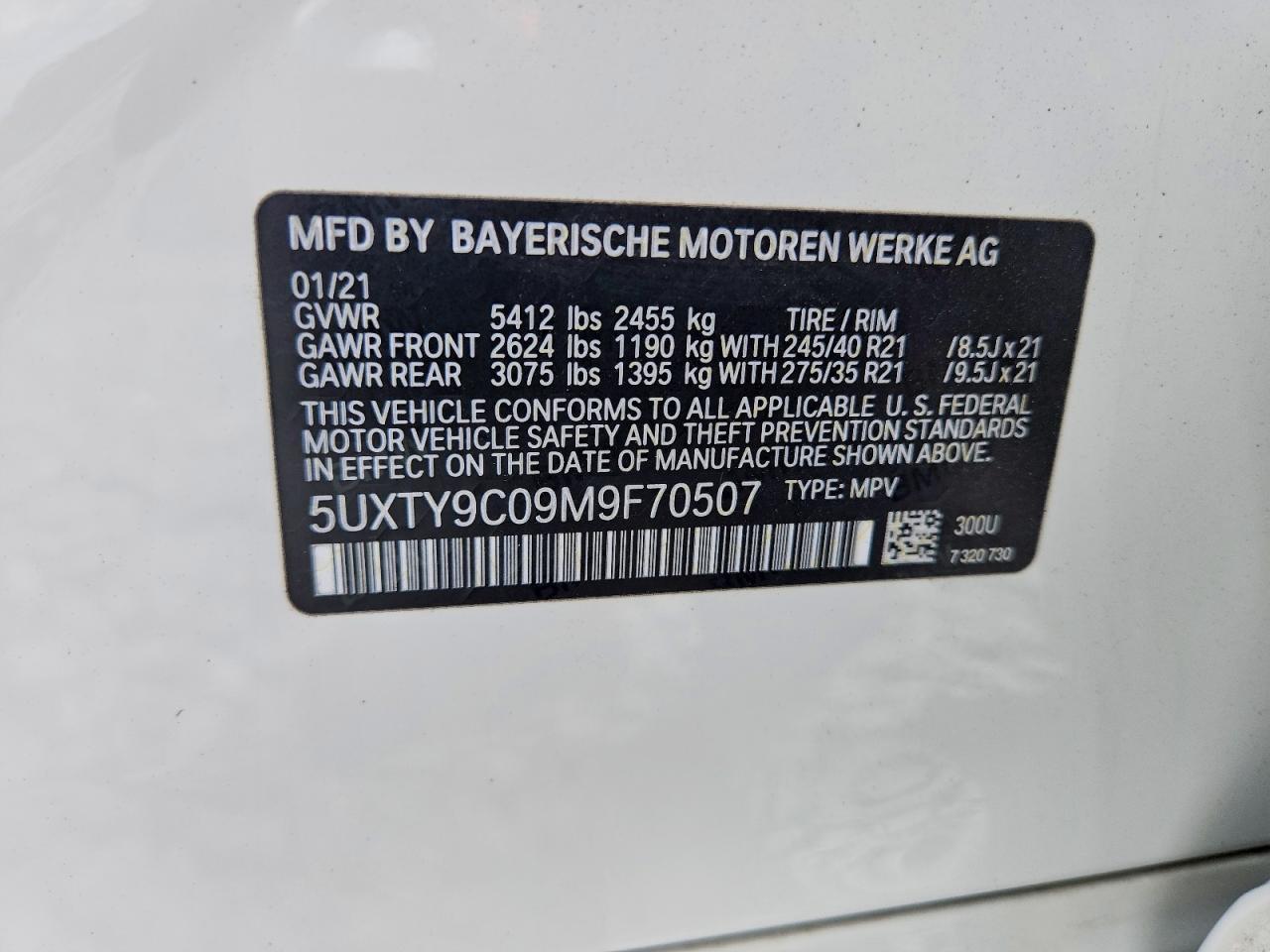 2021 BMW X3