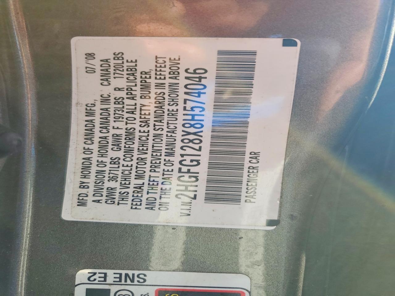 2008 HONDA CIVIC