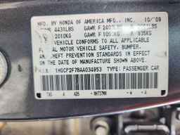 2010 HONDA ACCORD