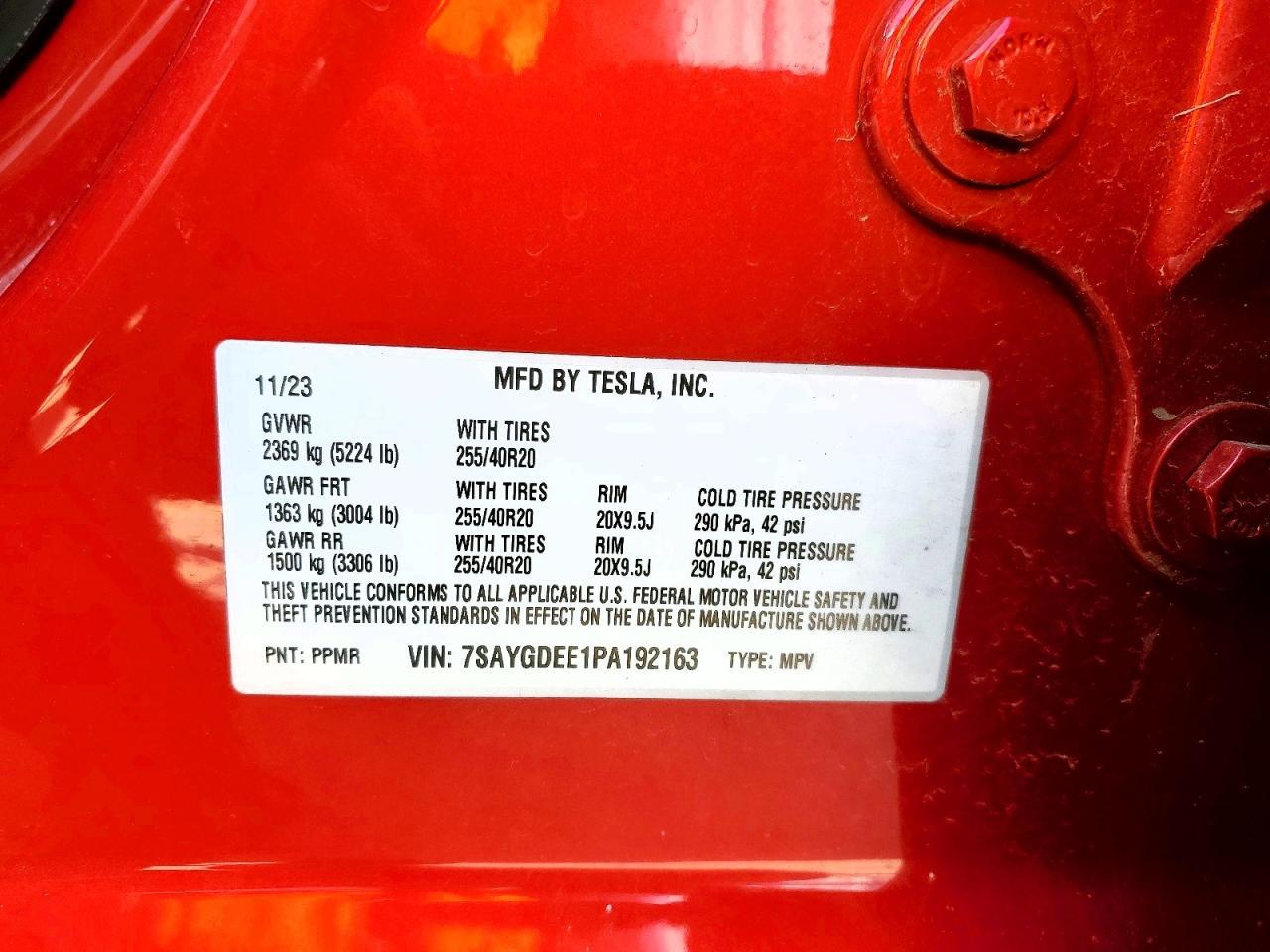 2023 TESLA MODEL Y