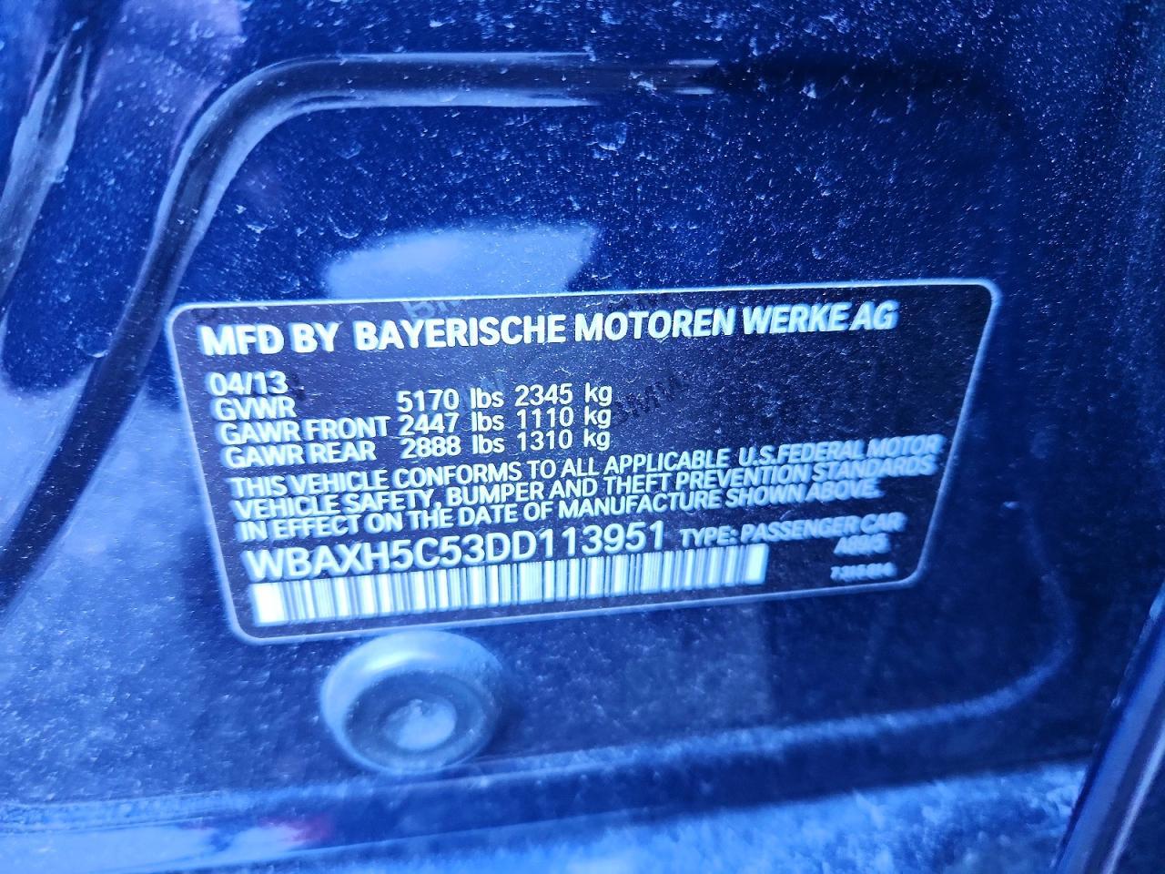 2013 BMW 5 series