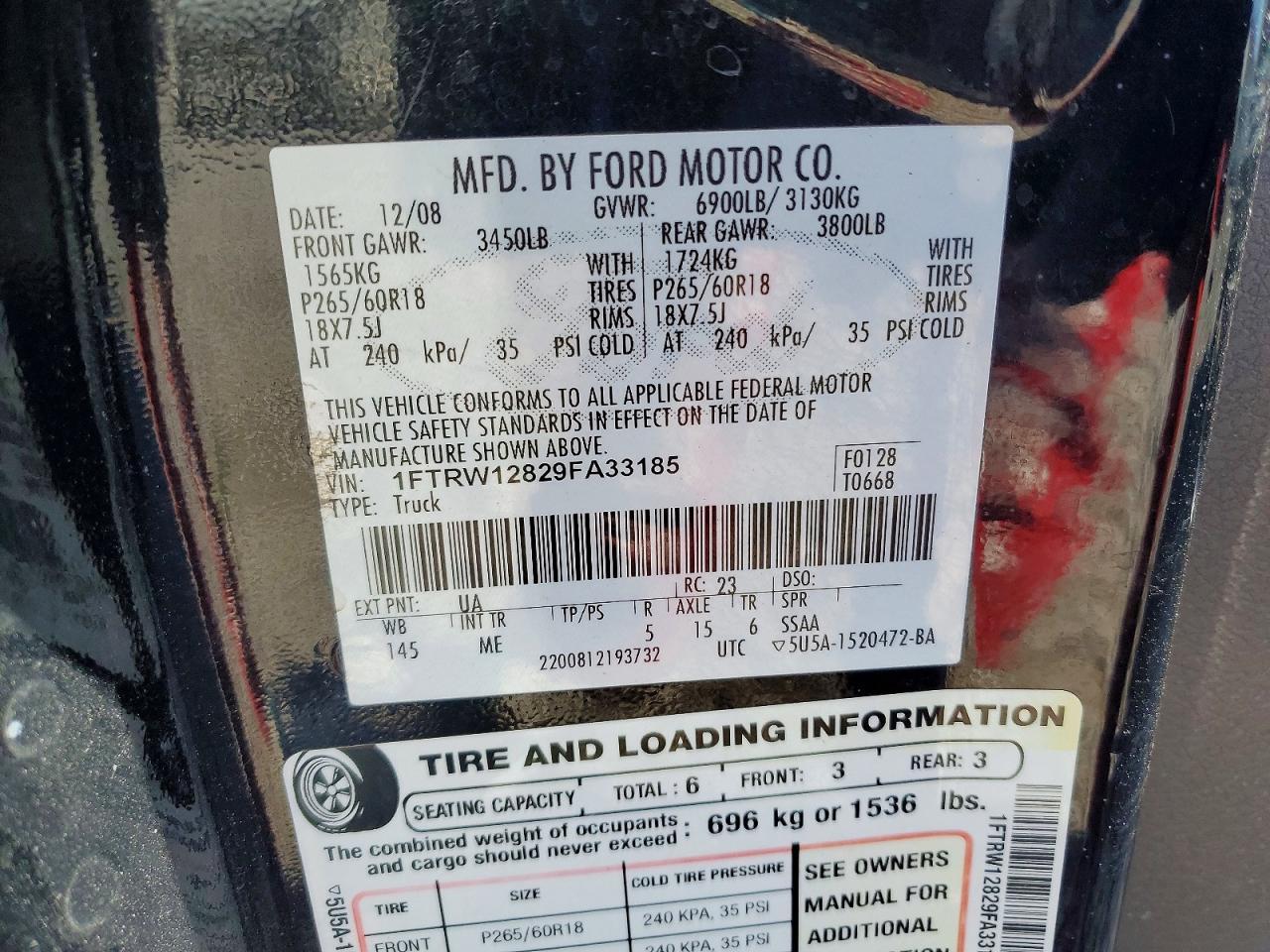 2009 FORD F-150 Lightning