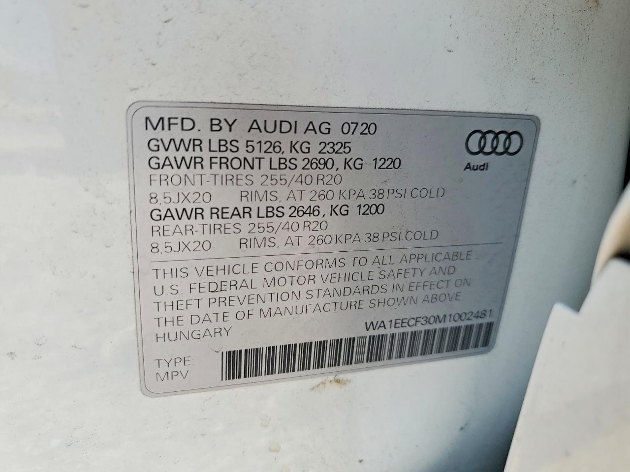 2021 AUDI Q3