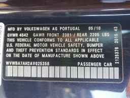 2010 VOLKSWAGEN EOS