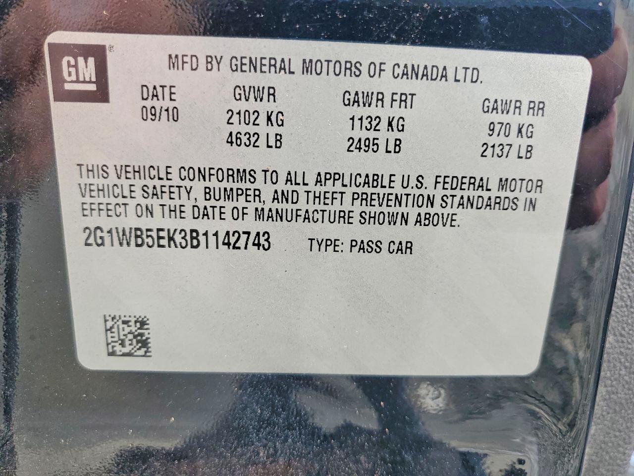 2011 CHEVROLET IMPALA