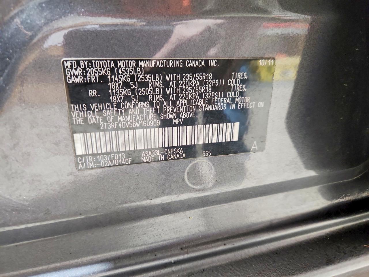 2011 TOYOTA RAV4