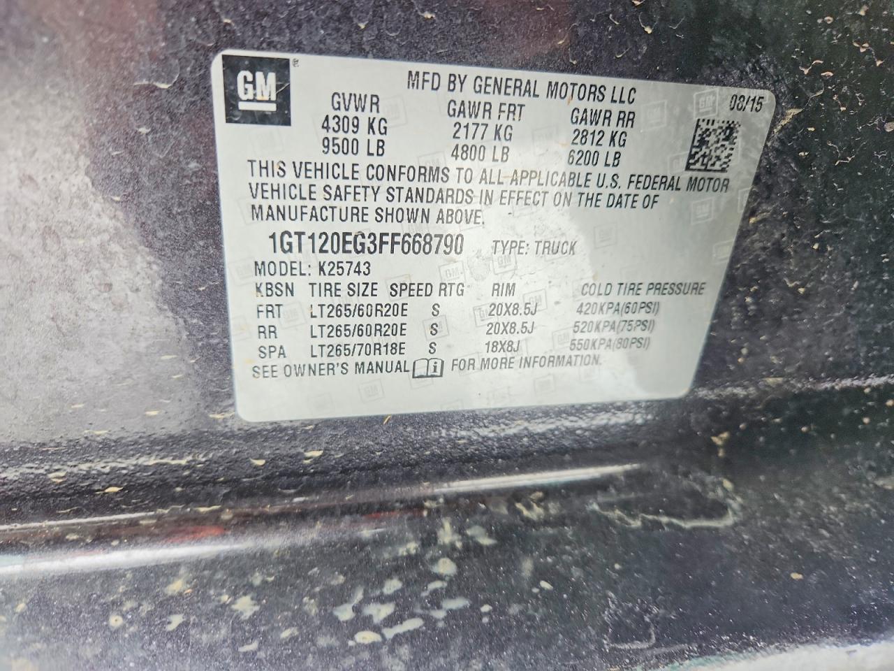 2015 GMC Sierra
