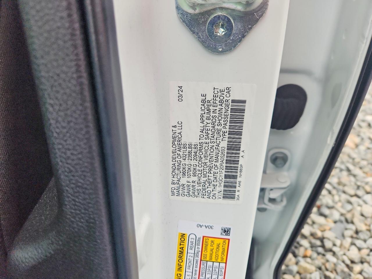 2024 HONDA ACCORD