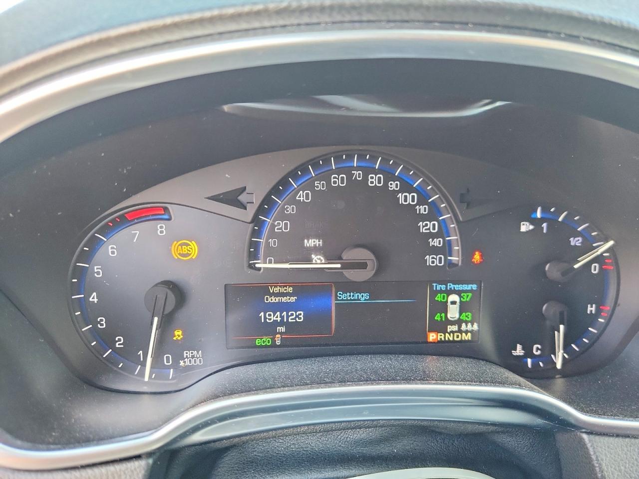 2016 CADILLAC SRX