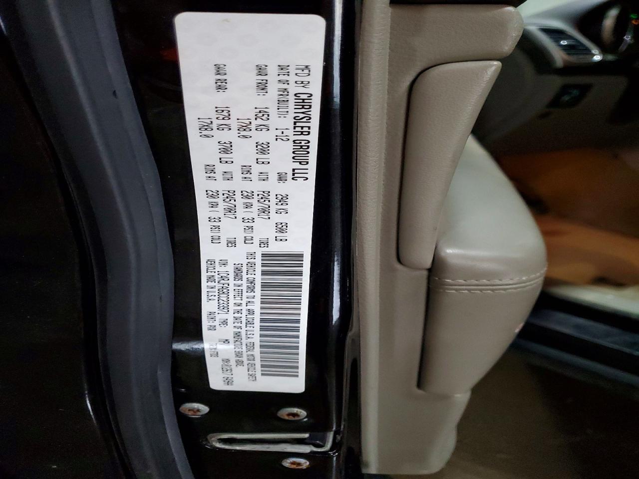 2012 JEEP Grand Cherokee