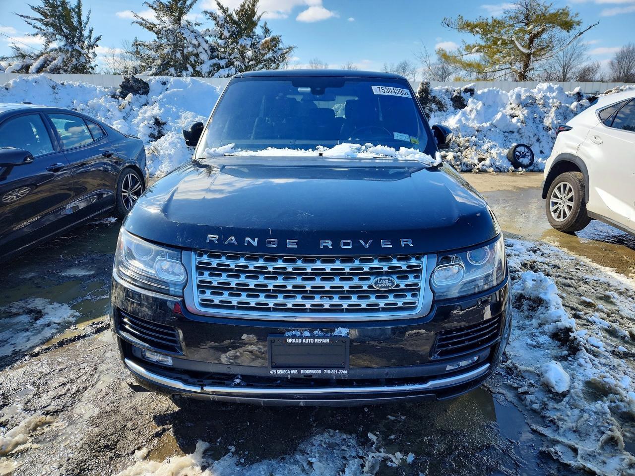 2016 LAND ROVER RANGE ROVER