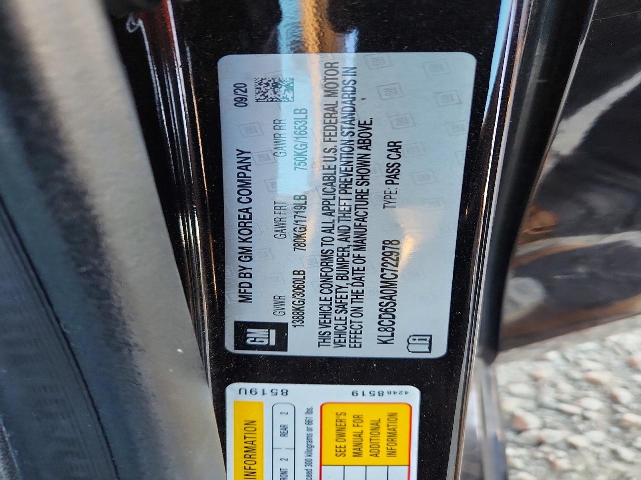 2021 CHEVROLET Spark