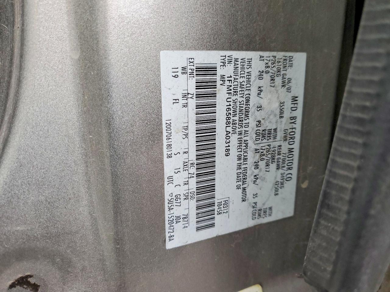 2008 FORD Expedition