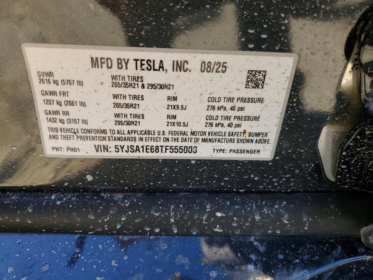 2026 TESLA MODEL S