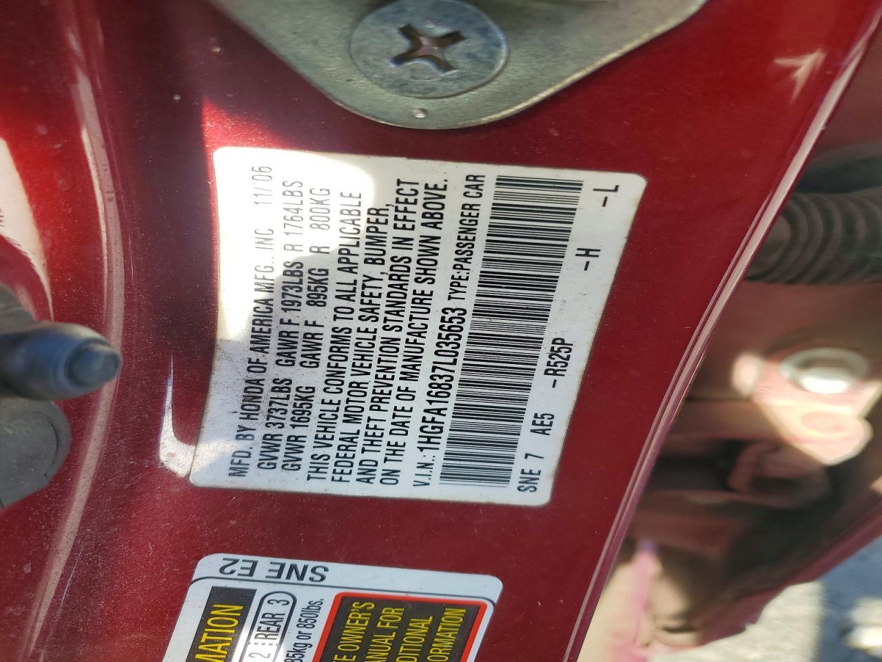 2007 HONDA CIVIC