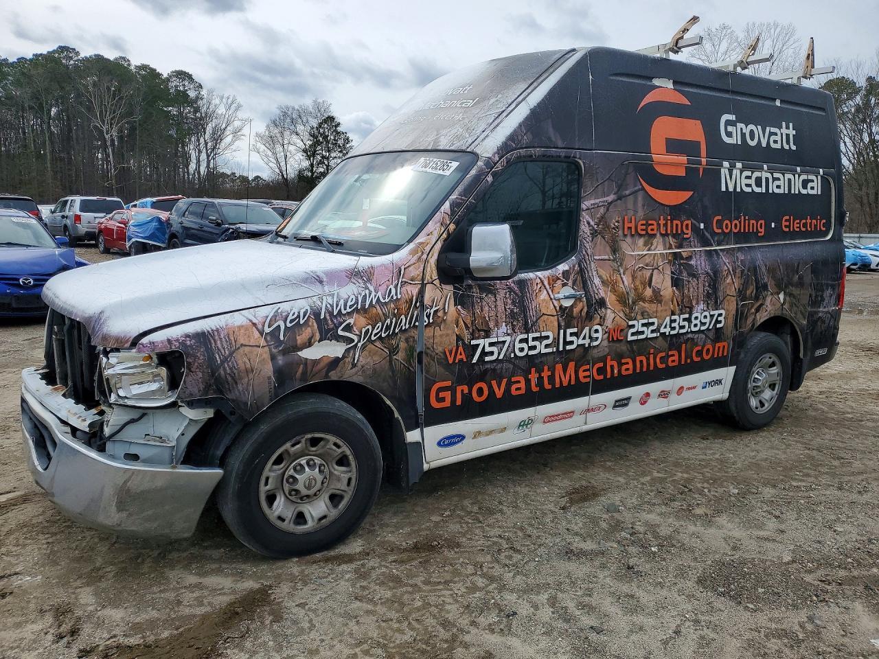 2012 NISSAN NV 2500