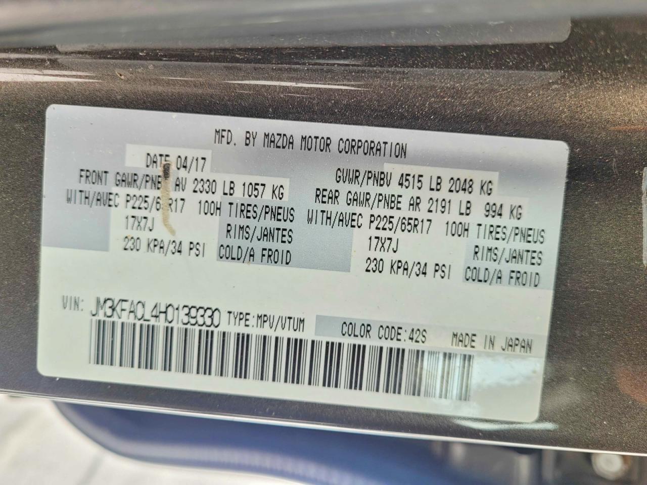 2017 MAZDA CX-5