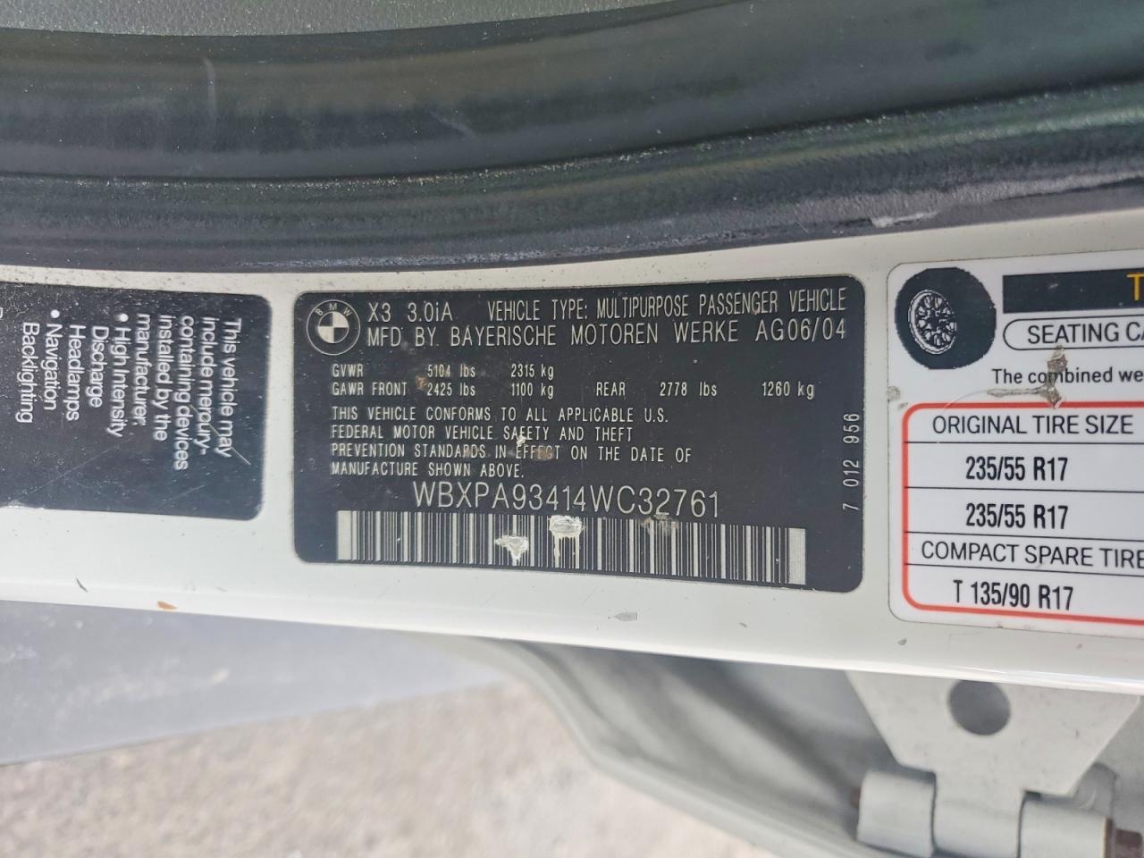 2004 BMW X3