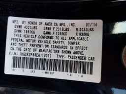 2014 HONDA ACCORD