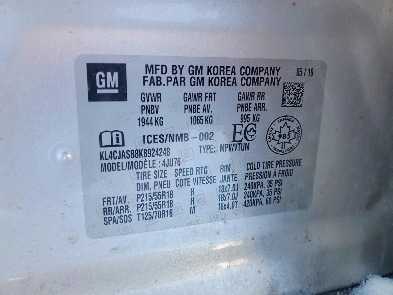 2019 BUICK ENCORE