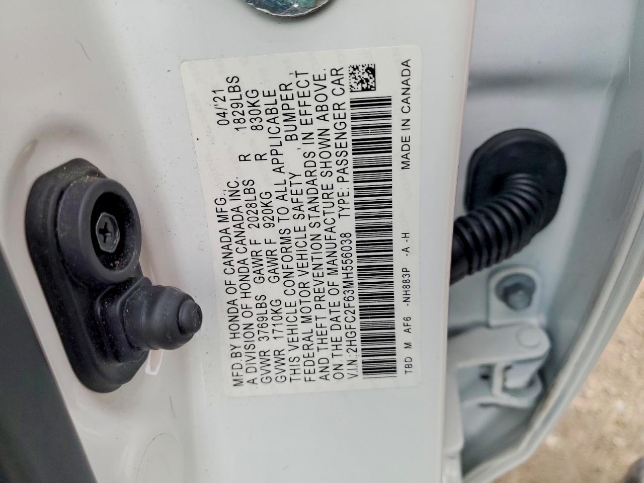 2021 HONDA CIVIC