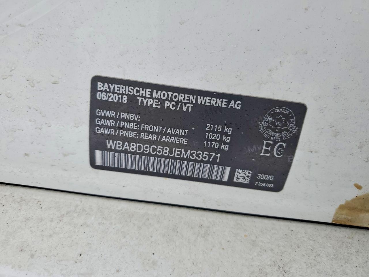 2018 BMW 3 SERIES