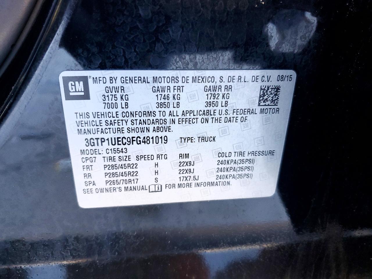 2015 GMC Sierra