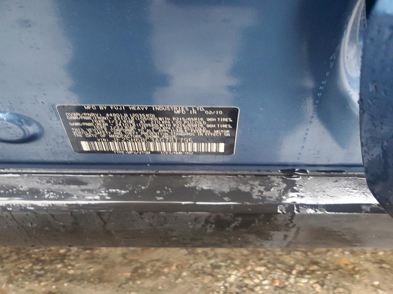 2010 SUBARU FORESTER