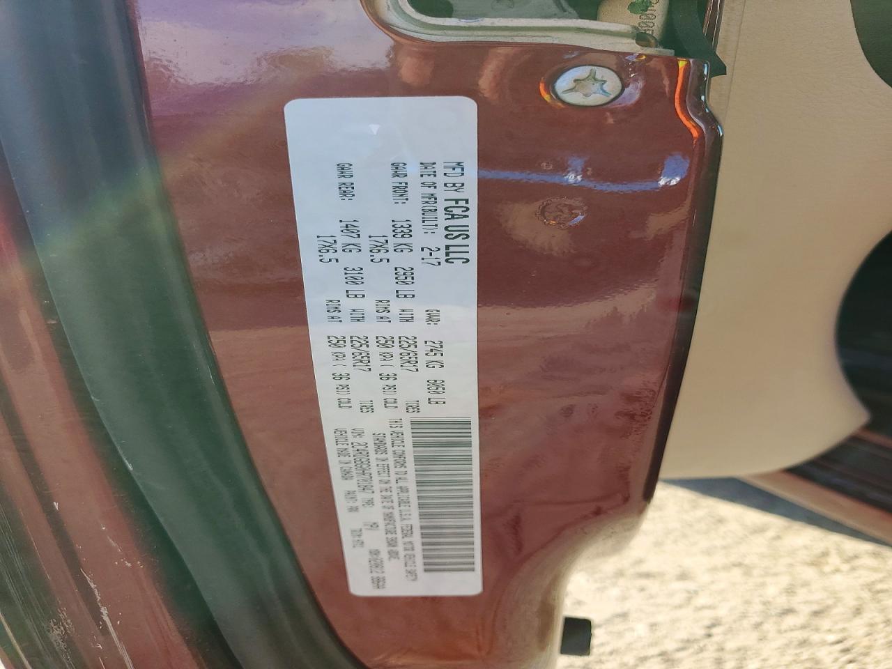 2017 DODGE GRAND CARAVAN