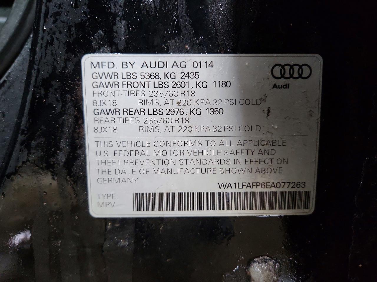 2014 AUDI Q5
