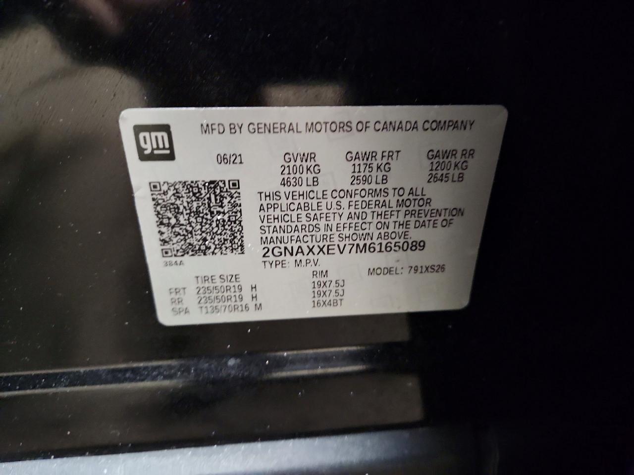 2021 CHEVROLET EQUINOX