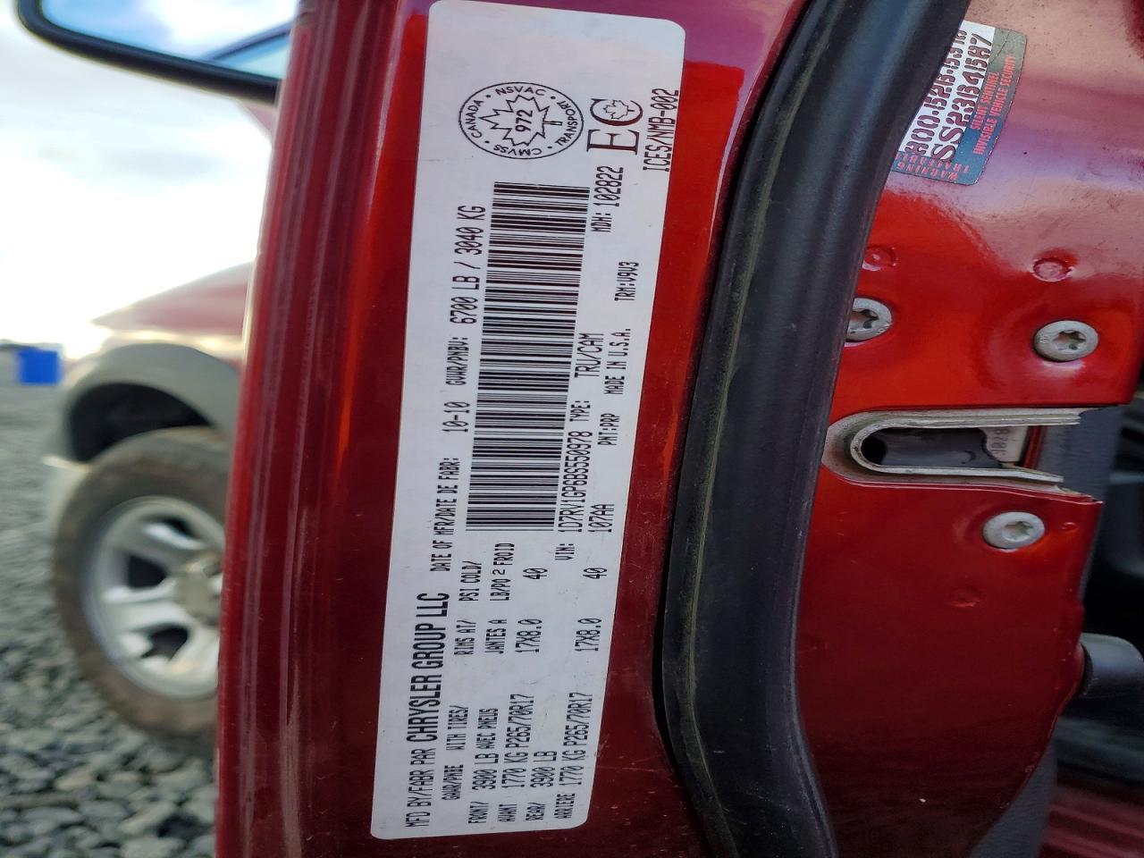 2011 DODGE RAM 1500