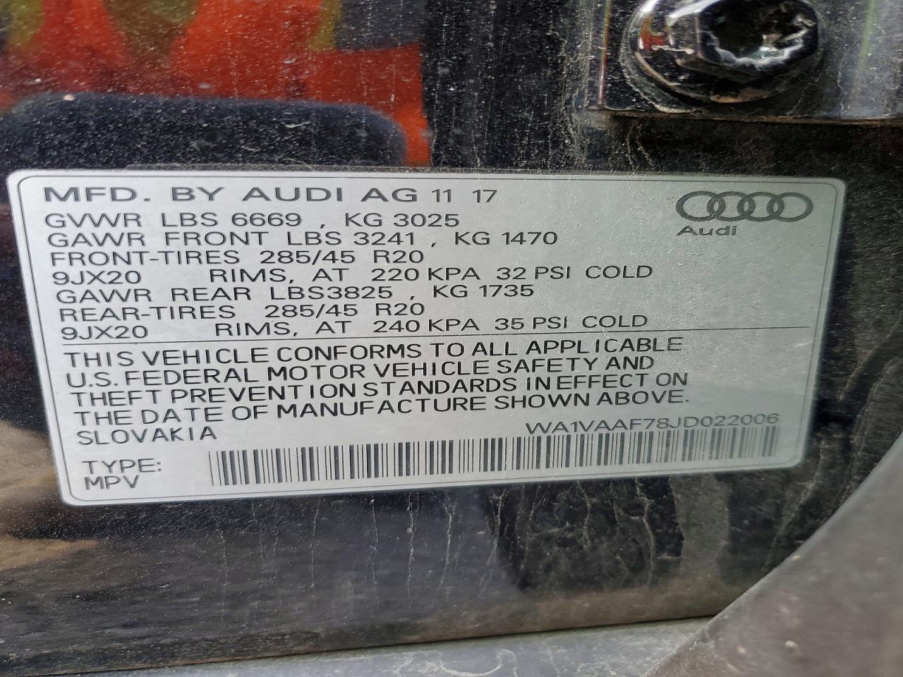 2018 AUDI Q7