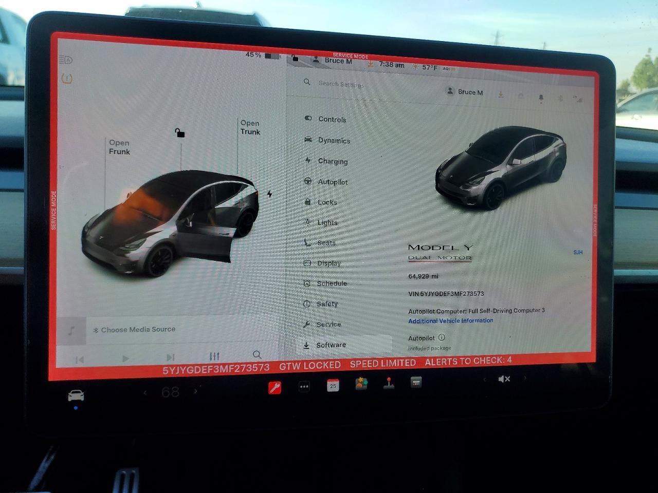 2021 TESLA MODEL Y
