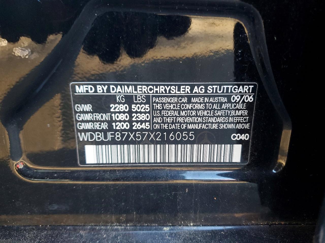 2007 MERCEDES-BENZ E-Class