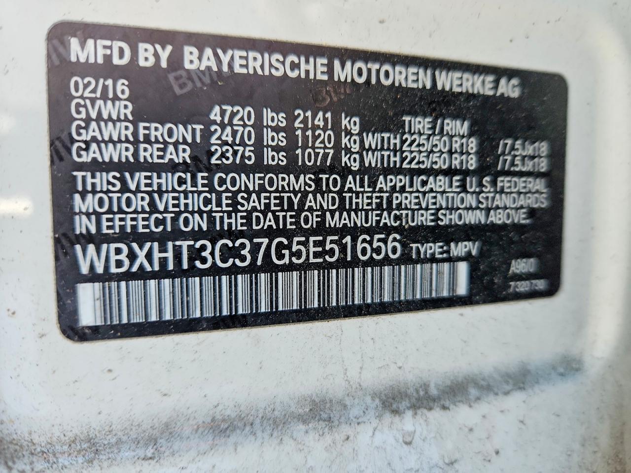 2016 BMW X1