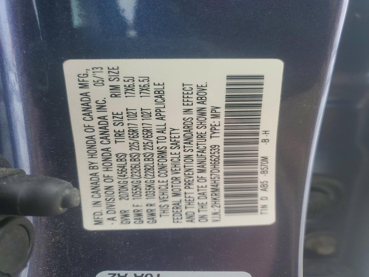 2013 HONDA CR-V