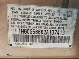 2002 HONDA ACCORD