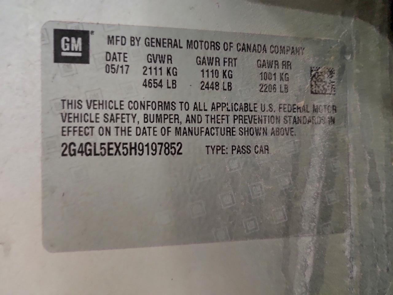 2017 BUICK Regal