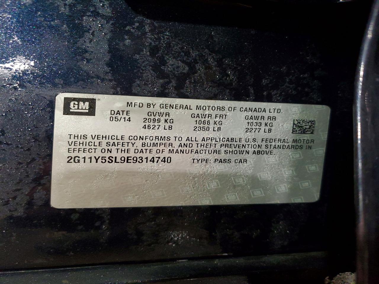 2014 CHEVROLET IMPALA