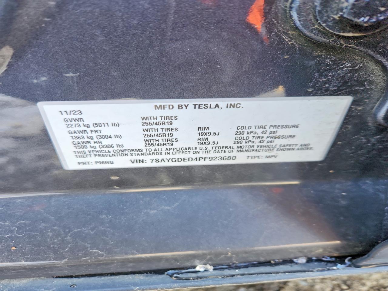 2023 TESLA MODEL Y