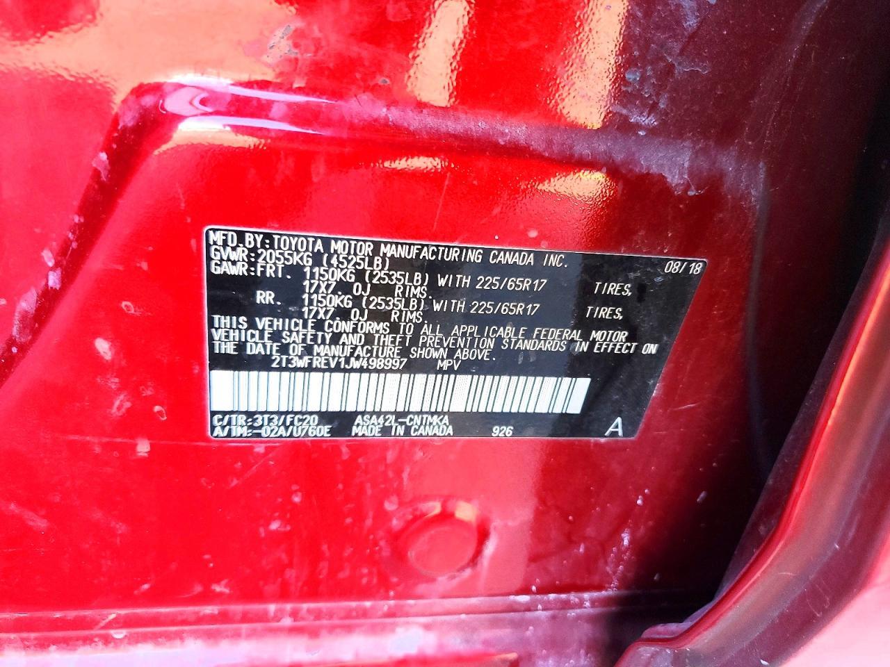 2018 TOYOTA RAV4