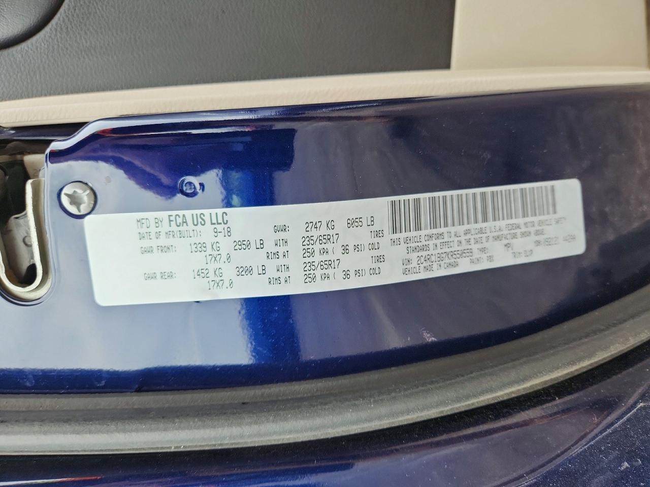 2019 CHRYSLER Pacifica