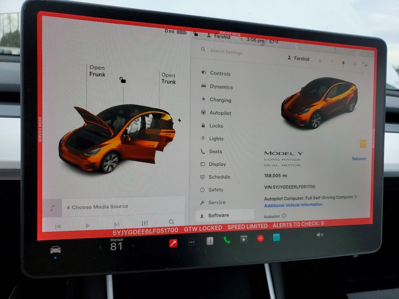 2020 TESLA MODEL Y