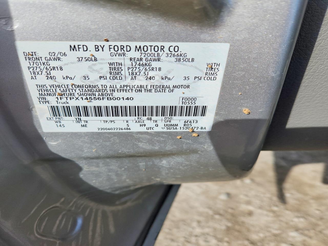 2006 FORD F-150
