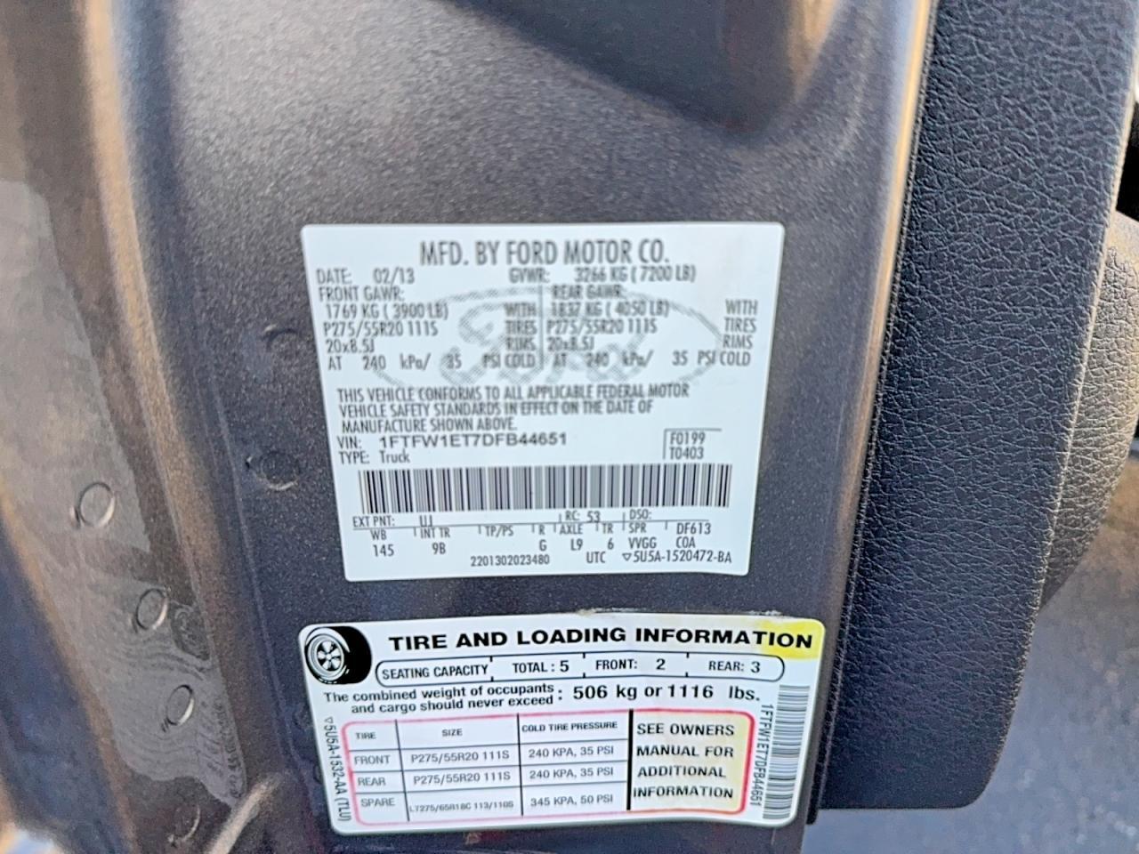 2013 FORD F-150
