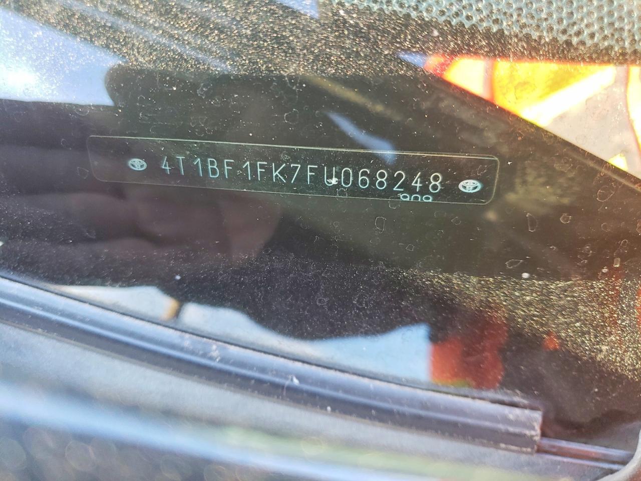 2015 TOYOTA CAMRY