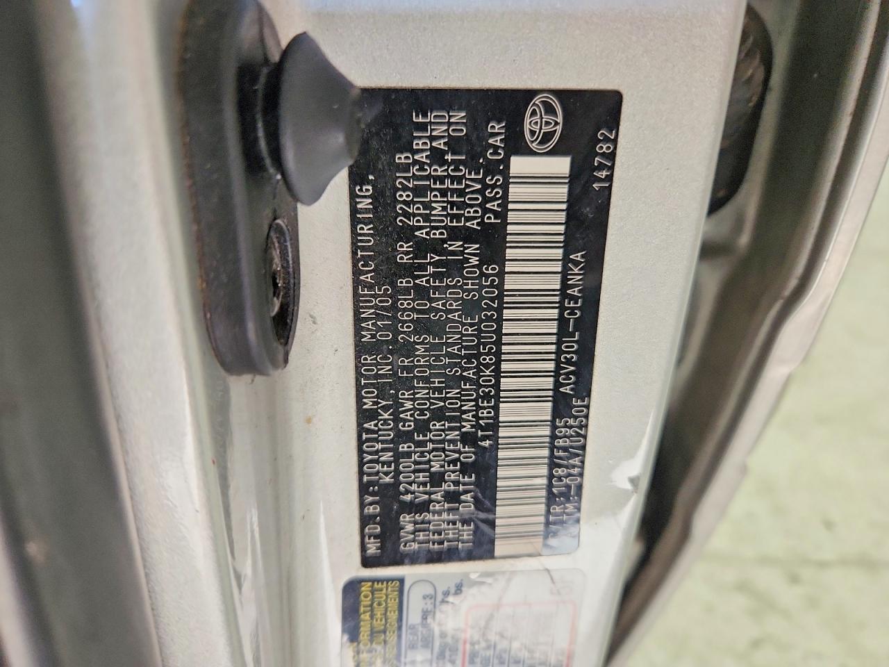 2005 TOYOTA CAMRY
