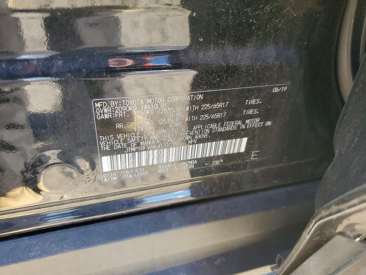 2019 TOYOTA RAV4